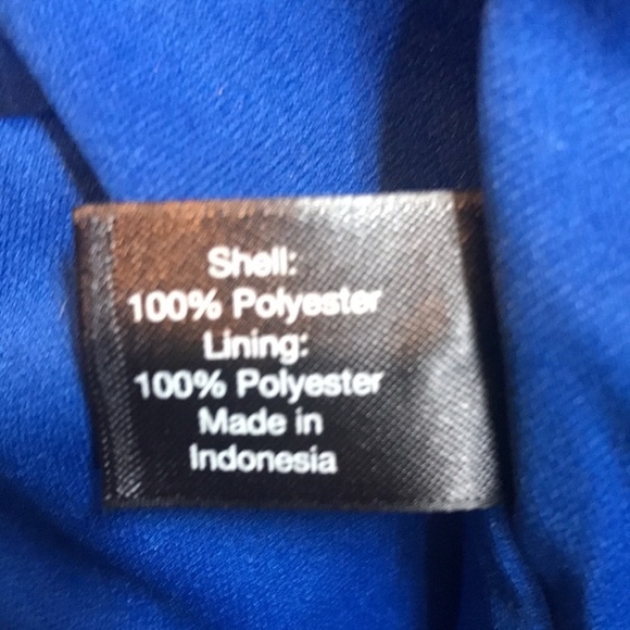 Lane Bryant Blue Floral Sheer Maxi Dress w/Hi-Low Hem Adjustable Tie Belt-22/24 - Picture 11 of 12